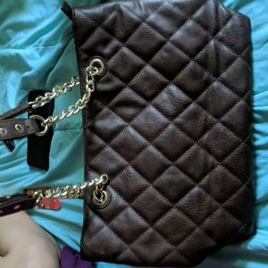 Matching Charming Charlie Brown Wallet/Wristlet and Bag